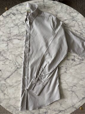 Women’s Flore Flore Light Gray Button-Front Blouse